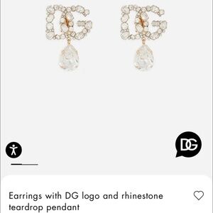 Dolce & gabbana rhinestone earrings